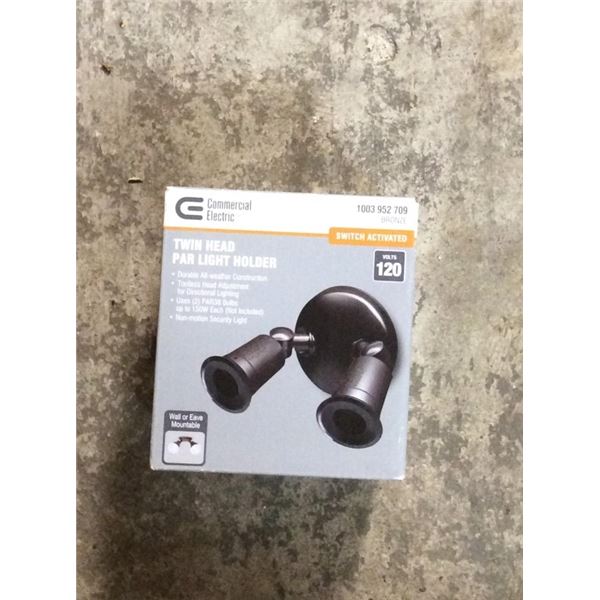Commercial electric twin head PAR white folder