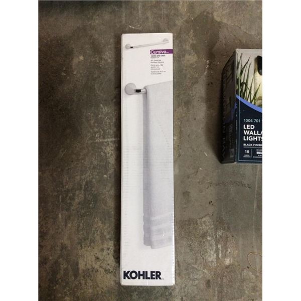 Kohler 18 inch towel bar polish chrome