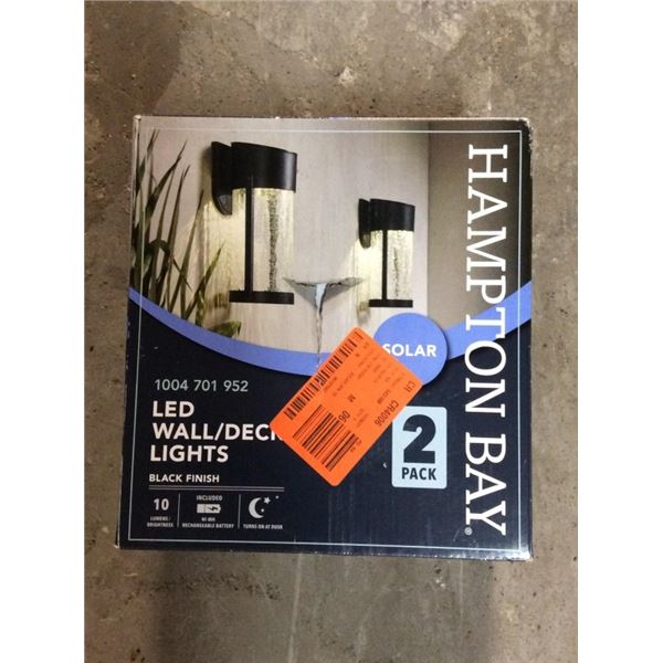 Hampton bay LED  Wall/deck lights black finish