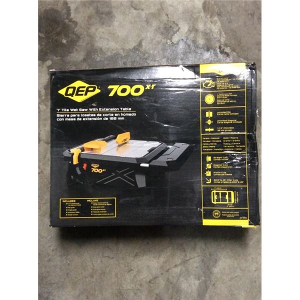 QEP 700XT  7 inch tile wet saw with extension table