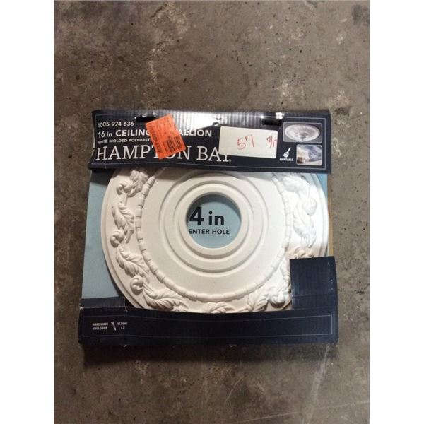 16 inch Hampton bay white ceiling cover