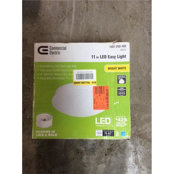Commercial electric 11 inch LED spin light