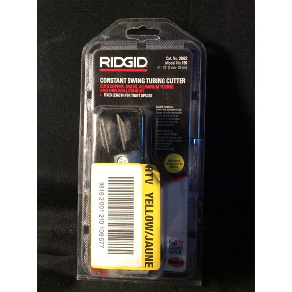 Rigid swing tubing cutter