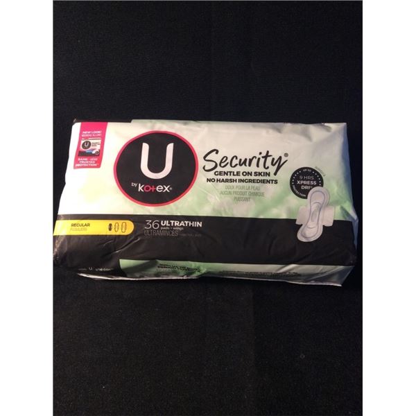 U by Kotex  36 ultrathin regular pads