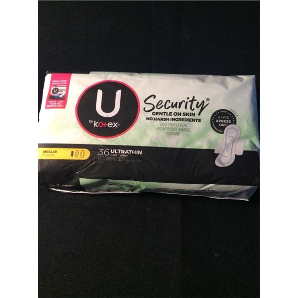 U by Kotex  36 ultrathin regular pads