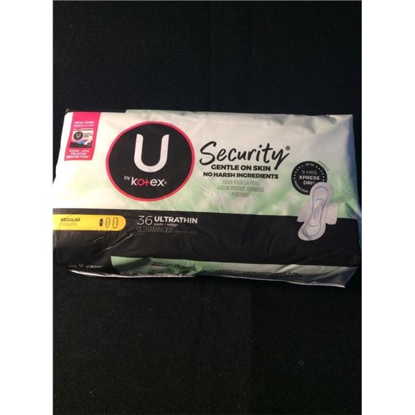 U by Kotex  36 ultrathin regular pads