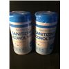 Image 1 : 2  sanitizing alcohol wipes