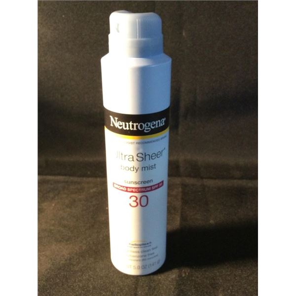 Neutrogena ultra sheer body mist sunscreen SPF 30