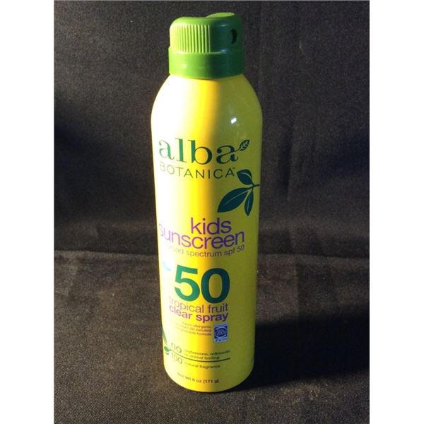 Kids sunscreen SPF 50 tropical fruit