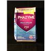Image 1 : PHAZYME anti-gas maximum strength 24 capsules