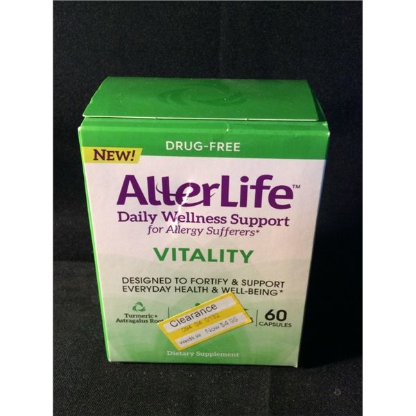 Aller life  daily wellness support retails $10