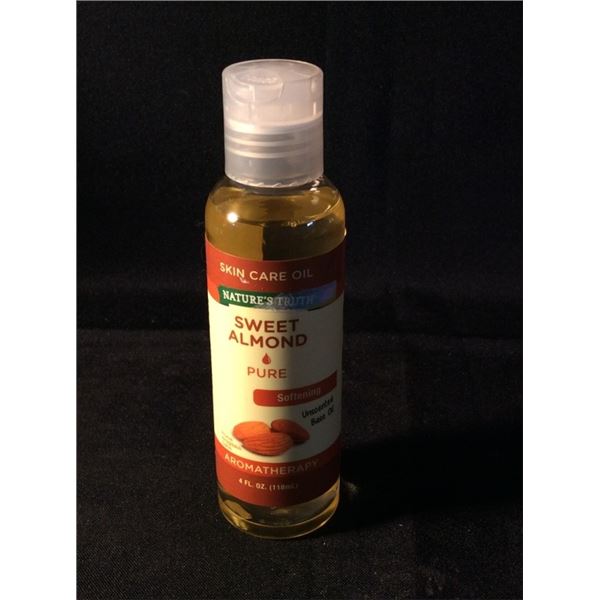 Skin care oil sweet almond softening aromatherapy