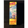 Image 1 : Glad flex and seal quart storage bags