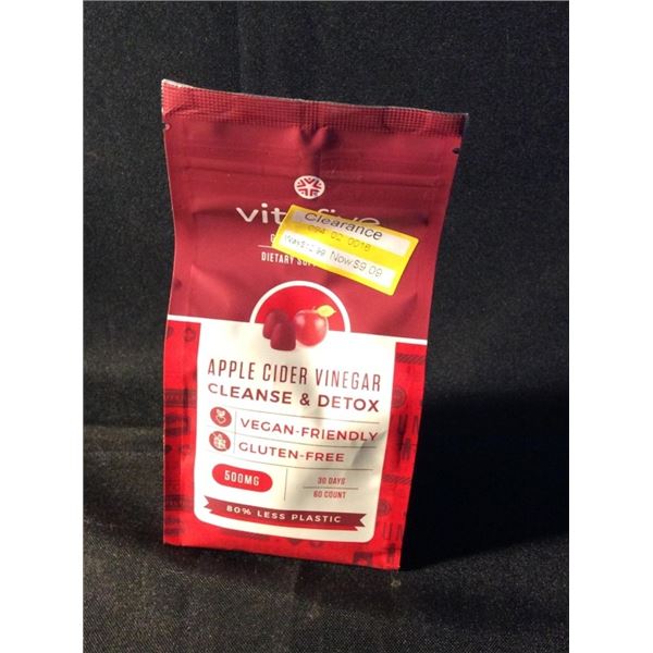 Apple cider vinegar cleanse and detox gummy’s