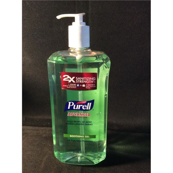 PUrell advanced hand sanitizer cooling gel