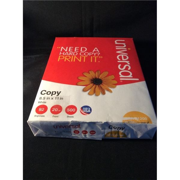 Universal white copy paper 500 sheets