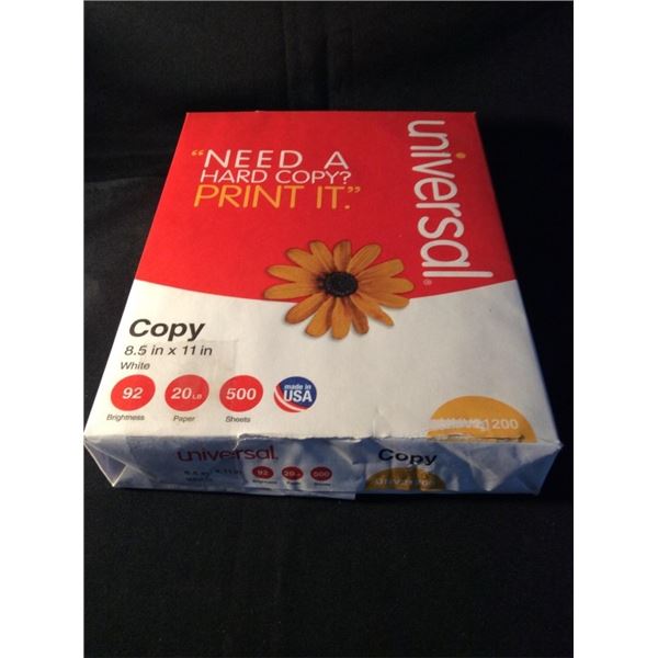 Universal white copy paper 500 sheets