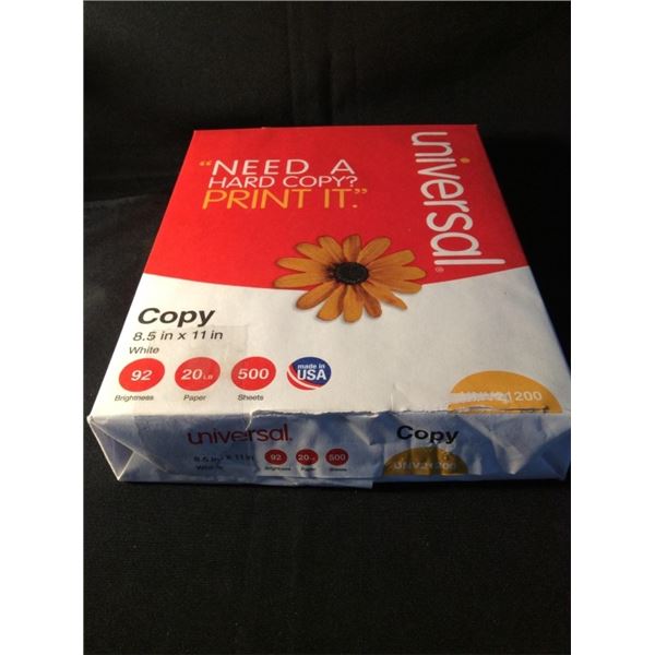 Universal white copy paper 500 sheets