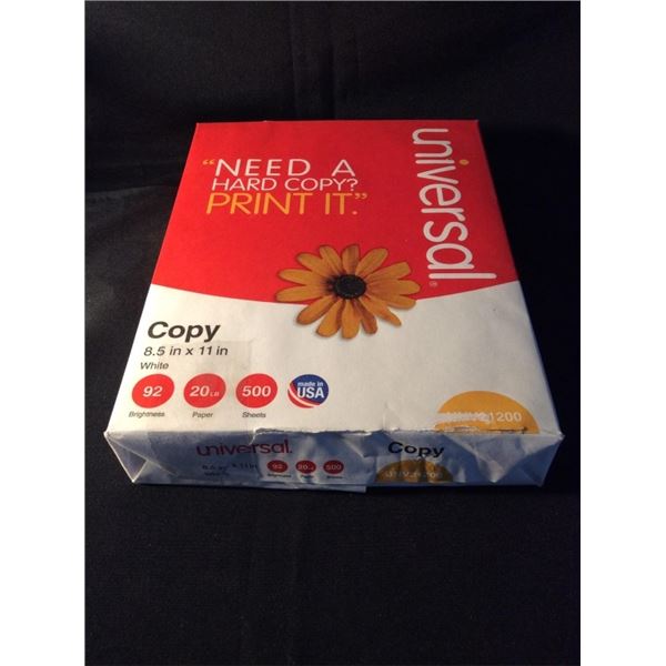 Universal white copy paper 500 sheets