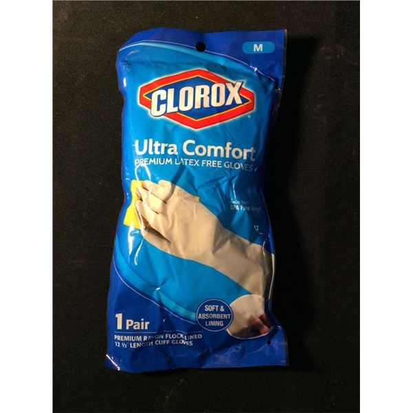 Clorox size medium ultra comfort premium latex free gloveS