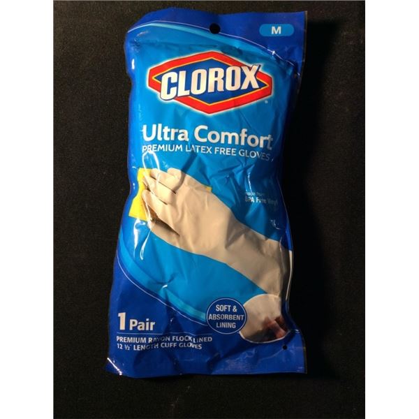 Clorox size medium ultra comfort premium latex free gloveS