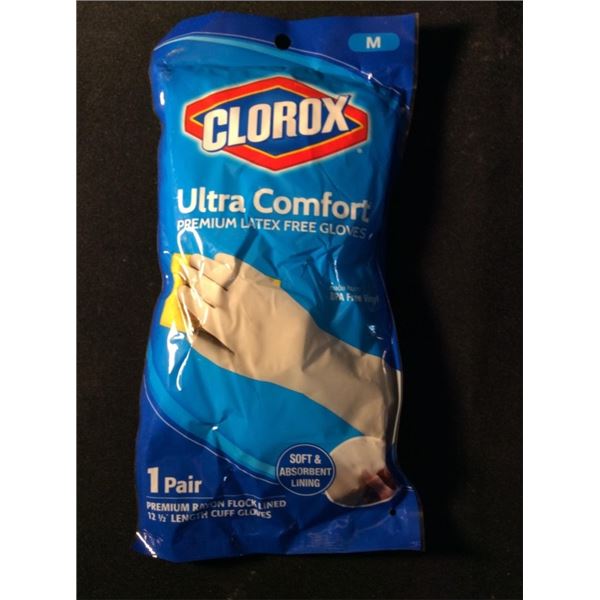 Clorox size medium ultra comfort premium latex free gloveS