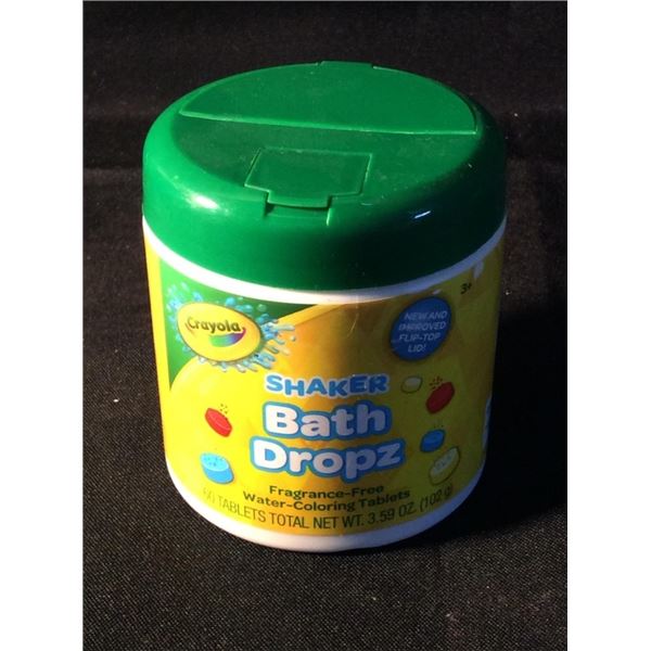 Crayola bath drops water coloring tablets