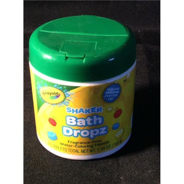 Crayola bath drops water coloring tablets