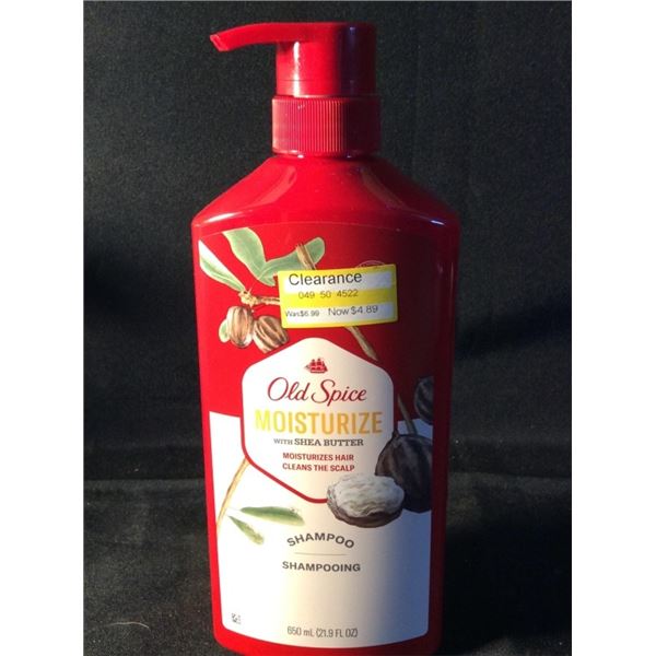 Old spice with sheer butter moisturizing hair shampoo
