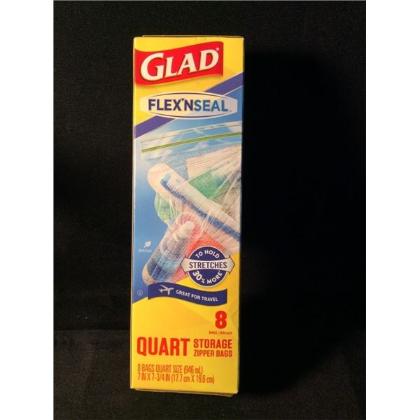 Glad size quart bags