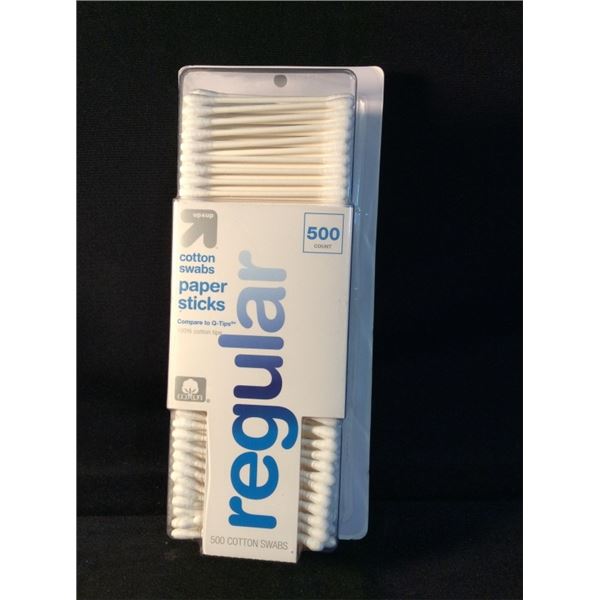 500 regular cotton swabs