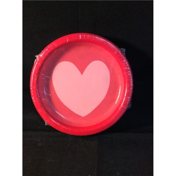Heart plates paper