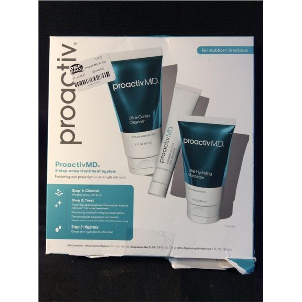 Proactive MD three step acne treatment system