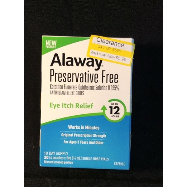 Alaway  eye itch relief