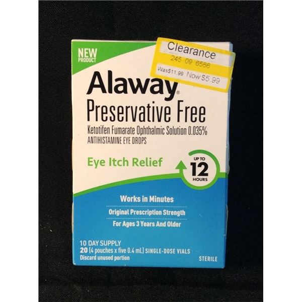 Alaway  eye itch relief