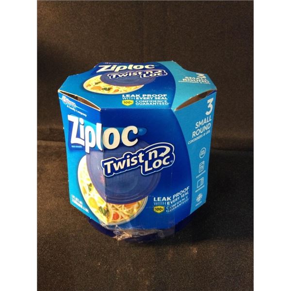 Ziploc twist and lock leak proof missing one lid