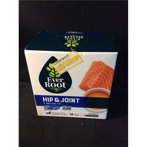 Ever route hip and joint plus salmon oil 14 liquid packets retails for $30