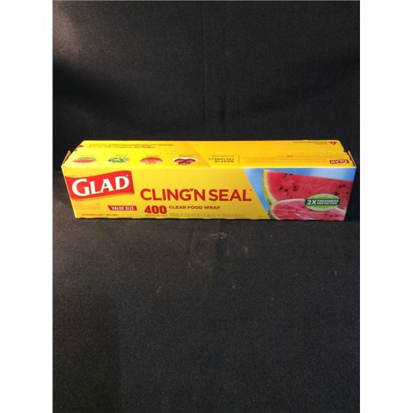 Glad cling and seal clear food wrap
