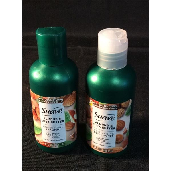 Suave almond and Shea butter shampoo and conditioner