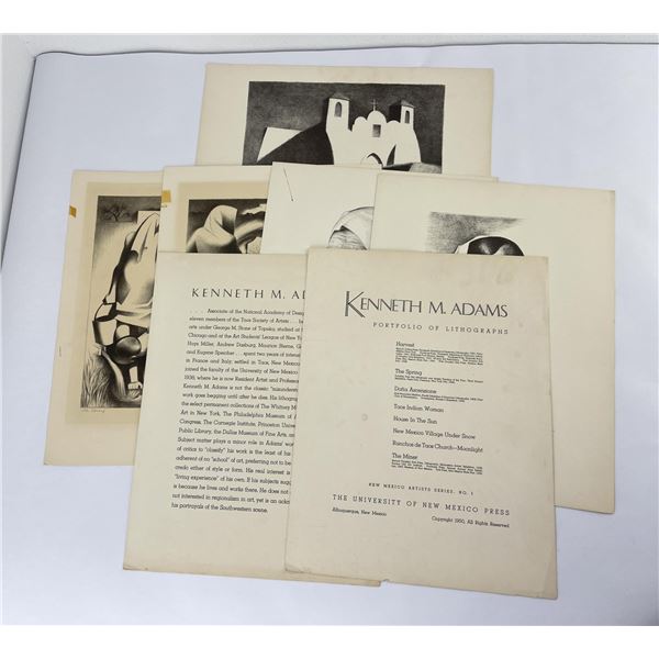 Kenneth Miller Adams Lithograph Set