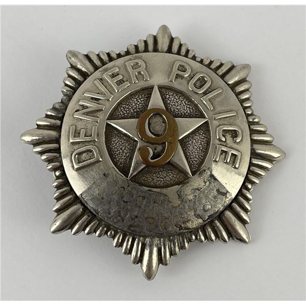 Antique Denver Colorado Police Badge