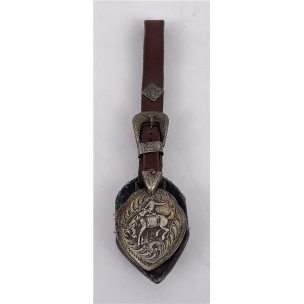 Antique Sterling Silver Cowboy Watch Fob