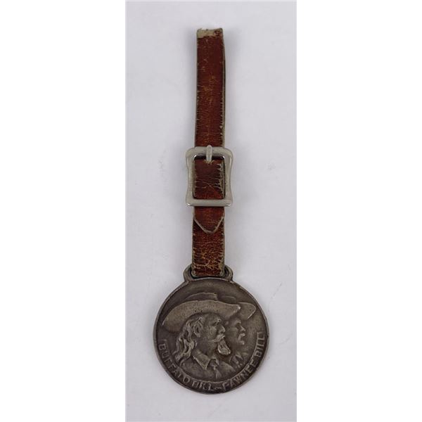 Buffalo Bill Pawnee Bill Watch Fob Wild West Show