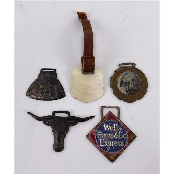 Group of Antique Watch Fobs