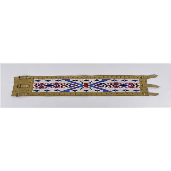 Native American Indian Beaded Bronc Belt