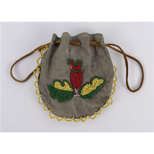 Plateau Native American Indian Beaded Bag