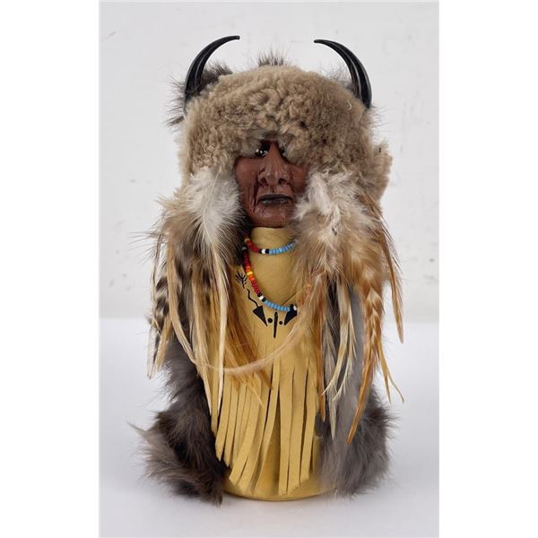 Native American Indian Leather Doll