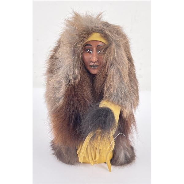 Native American Indian Leather Doll