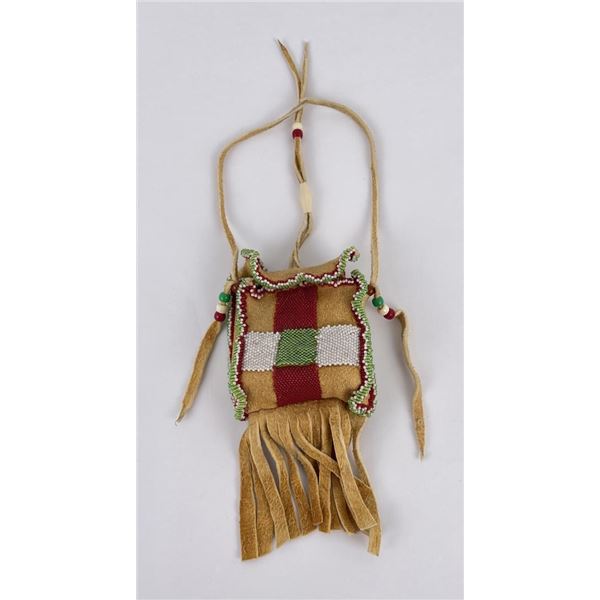 Native American Indian Beaded Strike A Light Bag