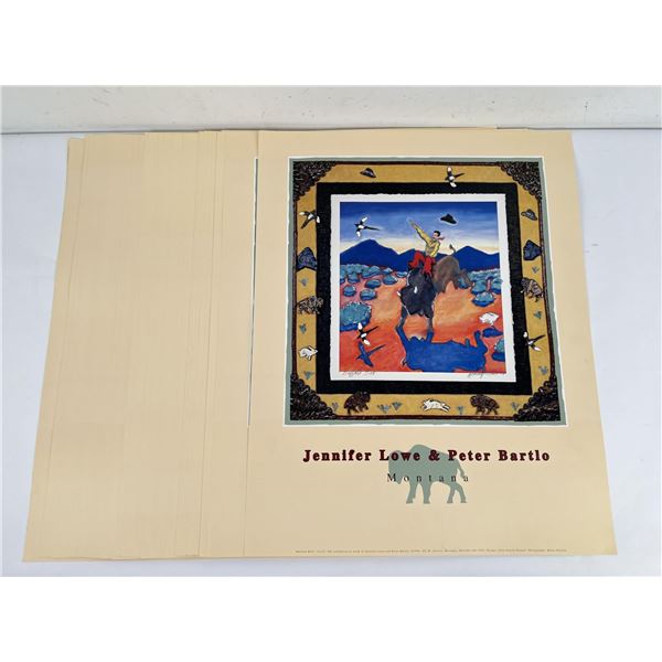 Jennifer Lowe Peter Bartlo Montana Buffalo Prints